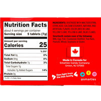 Thumbnail for nutrition facts smarties giant candy