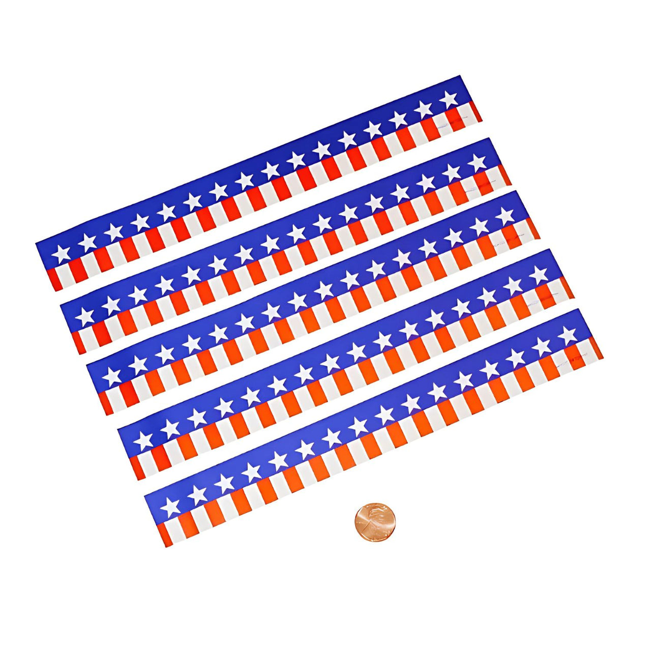 paper wrist tickets red white and blue