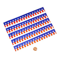 Thumbnail for paper wrist tickets red white and blue