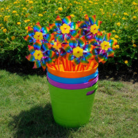 Thumbnail for Metallic Rainbow Pinwheels (72 total pinwheels in 2 boxes) 27¢ each