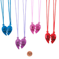 Thumbnail for plastic best friend necklaces matching set