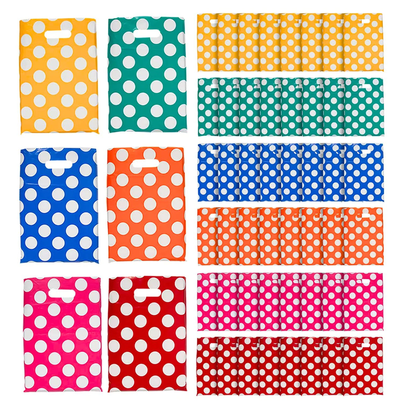 Polka Dot Plastic Treat Bags (50/package) 19¢ each