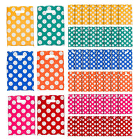 Thumbnail for Polka Dot Plastic Treat Bags (50/package) 19¢ each