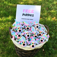Thumbnail for plush carnival prizes puppies in a basket
