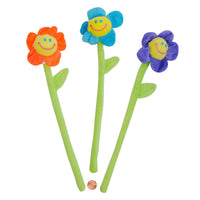 Thumbnail for plush smiling daisy flowers soft toy