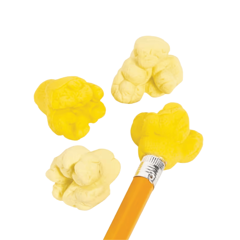Popcorn Eraser Pencil Toppers (48 total toppers in 2 bags) 25¢ each