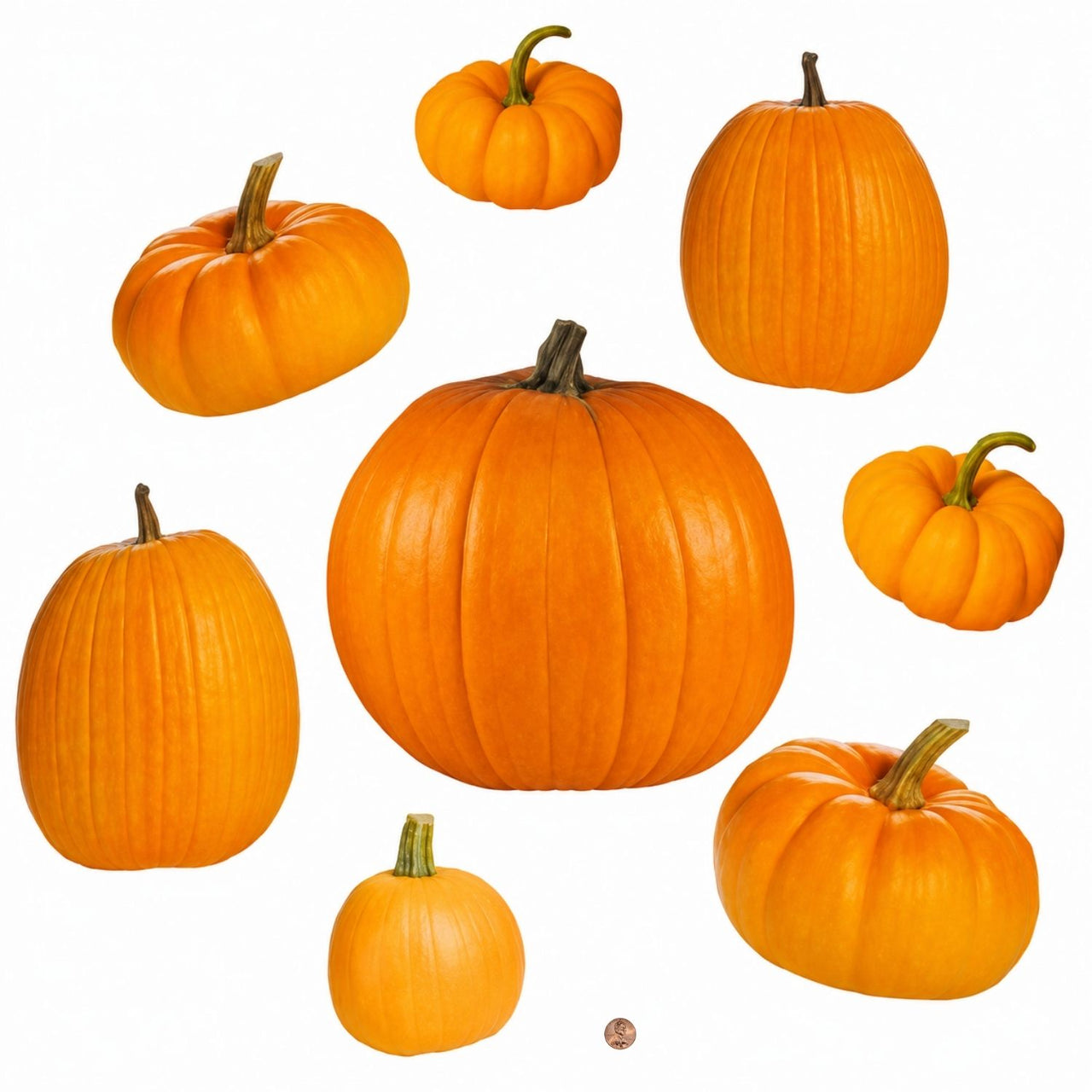 Pumpkin cutout decorations