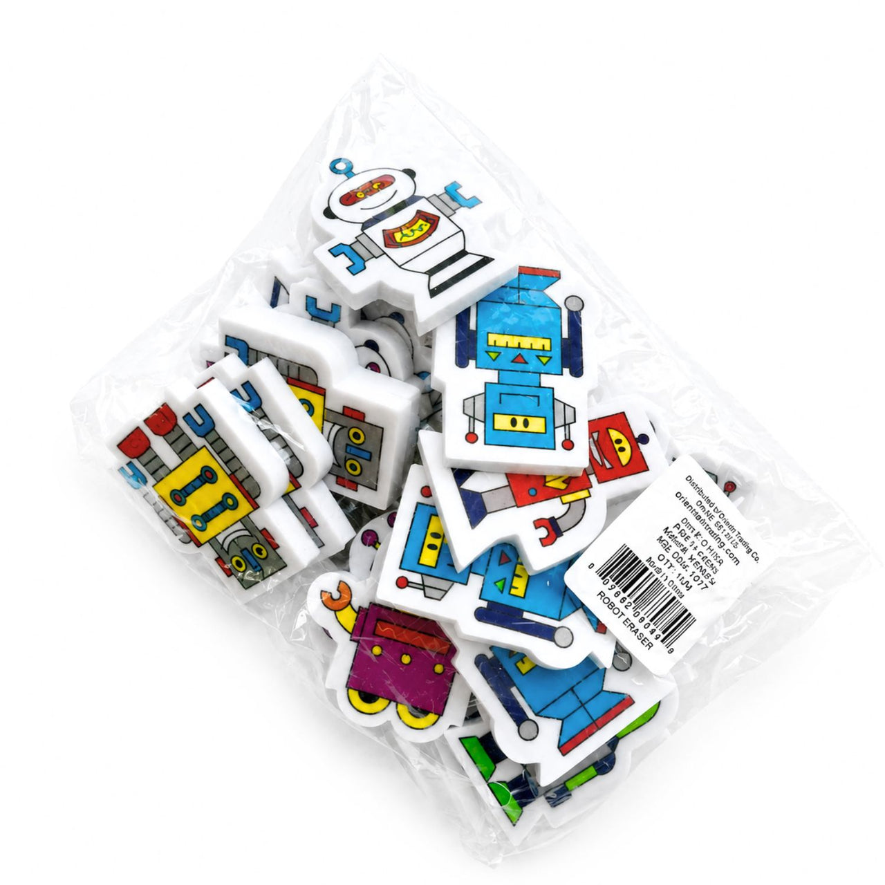 robot erasers bulk prize toys for kids