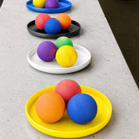Thumbnail for rubber colorful baseballs organized for carnival games