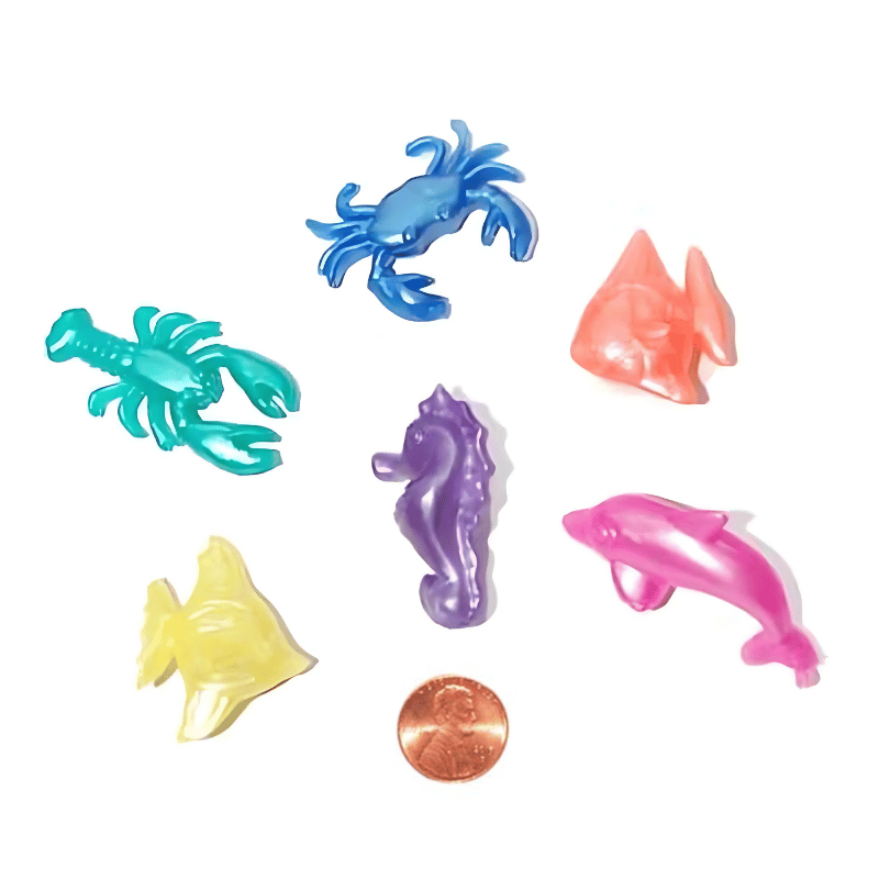 sea monsters toys Squishy Sea Creatures (96 total sea creatures in 2 bags) 19¢ each