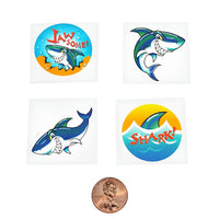 Thumbnail for assorted temporary shark themed tattoos