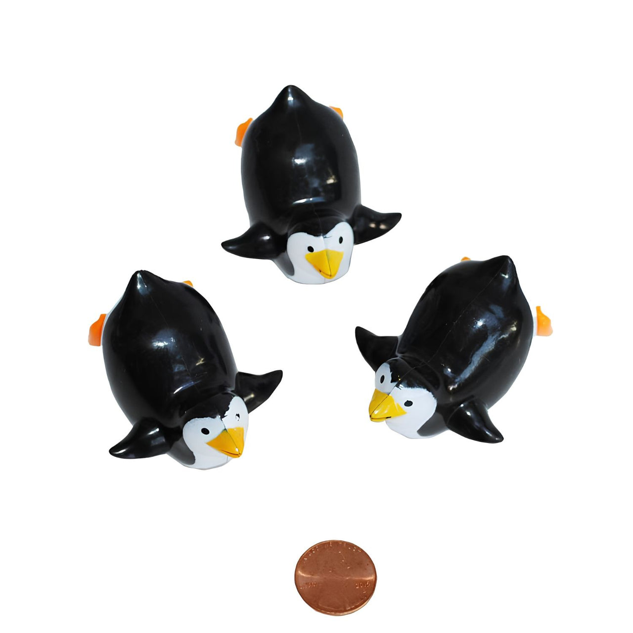 small winter toys penguin pull back