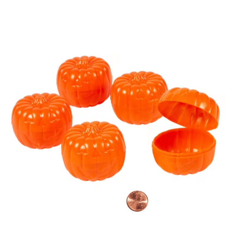 Plastic Pumpkin Containers (48 total Pumpkins in 2 Bags) 74¢ each