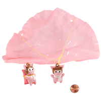 Thumbnail for Pink Pig Paratroopers (96 total paratroopers in 2 bags) 74¢ each