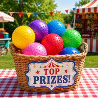 Thumbnail for spike balls prize at an outdoor carnival
