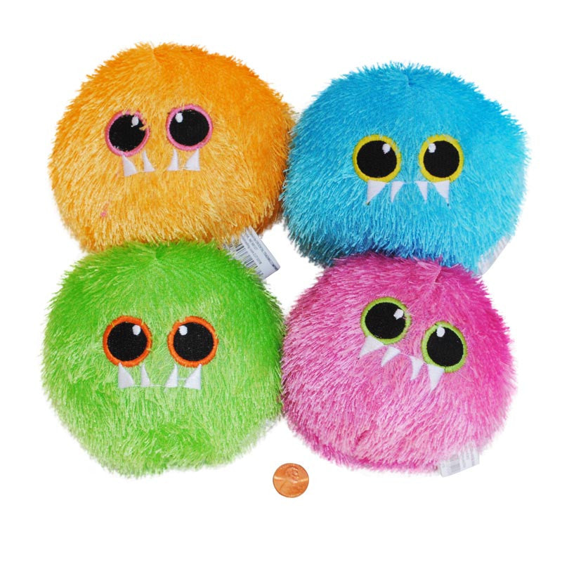 cute stuffed monsters Plush Silly Monster Faces (24 total plush toys in 2 bags) $1.77 each