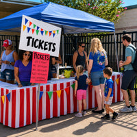 Thumbnail for ticket booth at a school fun fair
