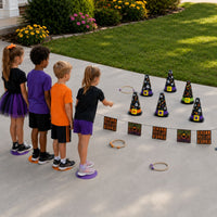 Thumbnail for witches hats game with kids playing