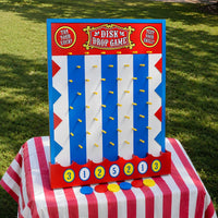 Thumbnail for Wooden disc drop carnival game
