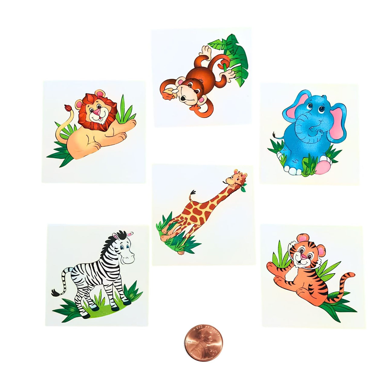 zoo animal kiddie tattoos