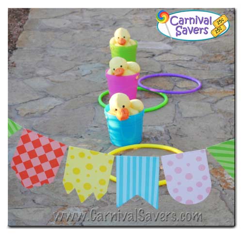 Spring Carnival Game Idea -- Ducks in a Row